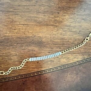 Rhinestone Chain Bracelet